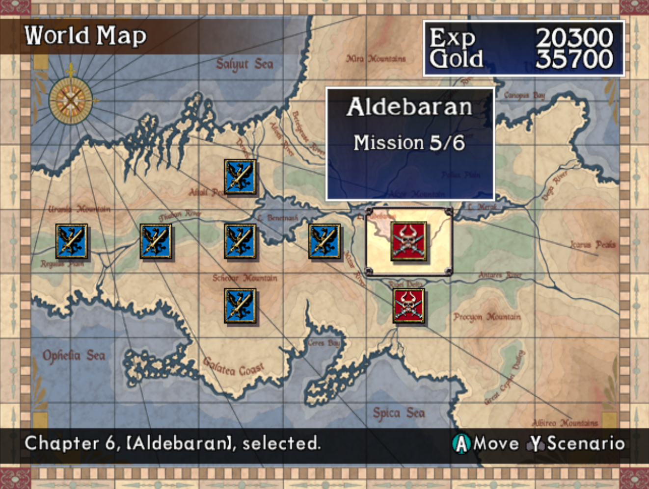 Soul Calibur 2 World Map